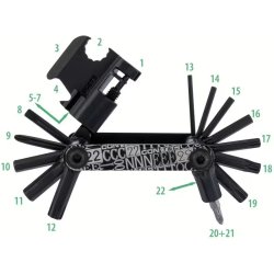 CONTEC multifunktionsvrktj "Pocket Gadget - F22 Stealth"