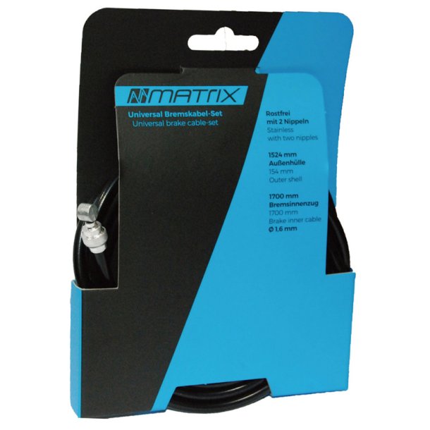 Matrix Bremsekabelst komplet RF
