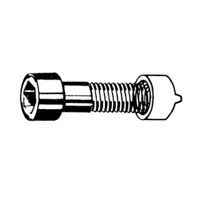 Sadelklembolt M8 x 35mm