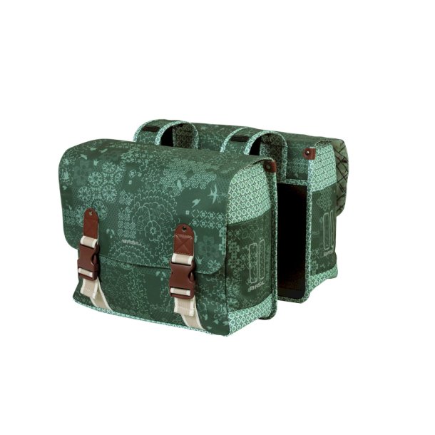 Basil Boh&egrave;me - dobbelttaske - skovgrn