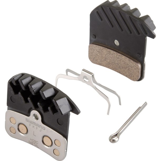 Shimano Skivebremseklods med kleribber - HO3C Metal