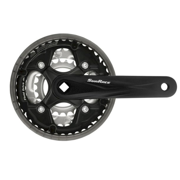 Sunrace FCM500 Alu 42/34/24t - 170mm