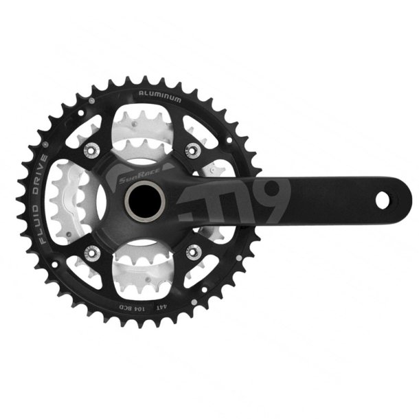 Sunrace FCM954 Alu 44/32/22t -175mm