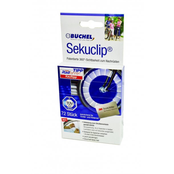 3M Scotchlite Sekuclip - 72stk - 1,8/2mm eger