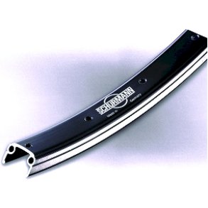 Baghjul 28 Schürmann flg sort/skruek. 7/8g/mtrik