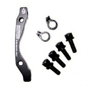 Shimano Adapter til skivebremse til forgaffel - 160mm