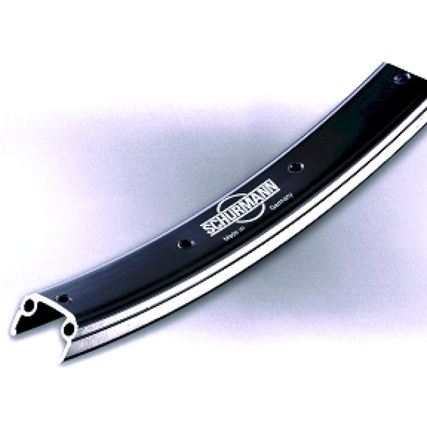 Forhjul 20 Sch&uuml;rmann flg sort/mtrik