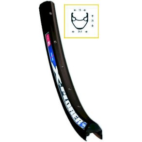 Ryde Forhjul 28  Rigida X-plorer dynamo/mtrik