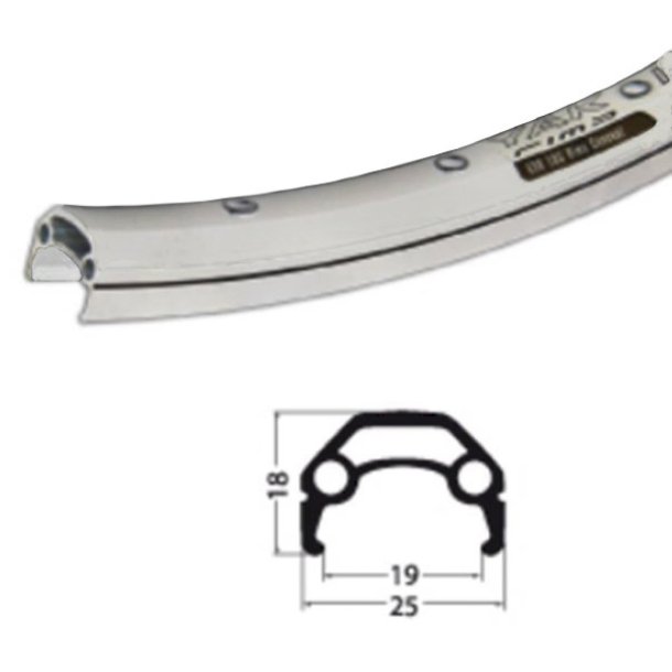 Forhjul 28 Sch&uuml;rmann YAK 19 dynamo/mtrik - 3W
