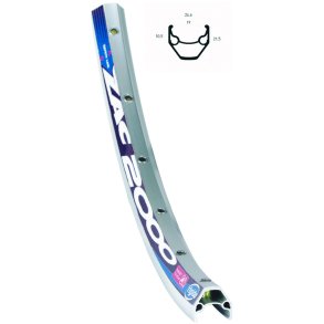 Ryde Baghjul 28  Rigida ZAC 2000 8/9g  QR slv